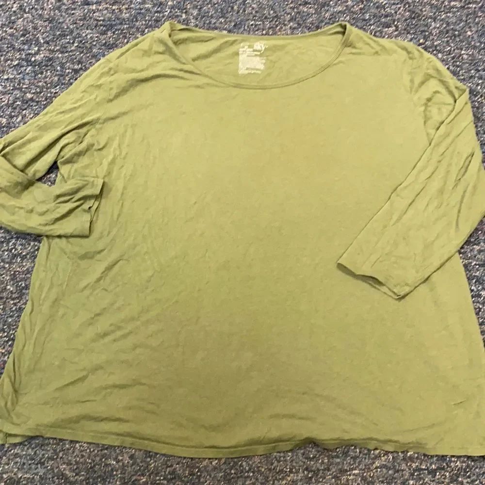 Terra & Sky Green Top sz. 3X